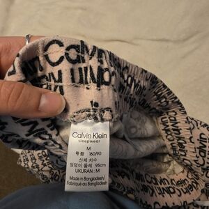 Calvin Klein Sleepwear with Black Lettering